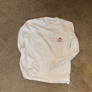 Vineyard Vines White Long Sleeve Tee Christmas New Jersey large l